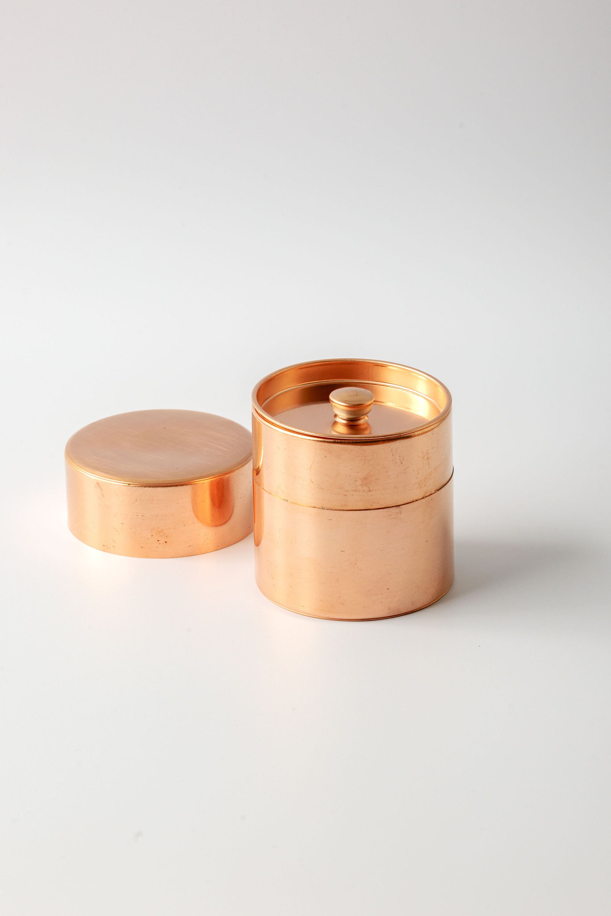 SyuRo Copper Tea Canister SS